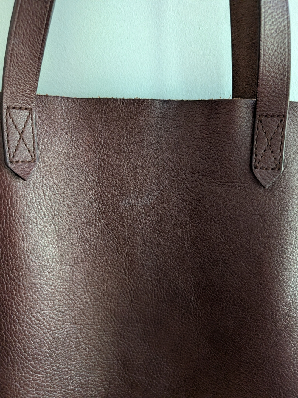 Madewell Dark Brown Leather Tote - Picture 8 of 10